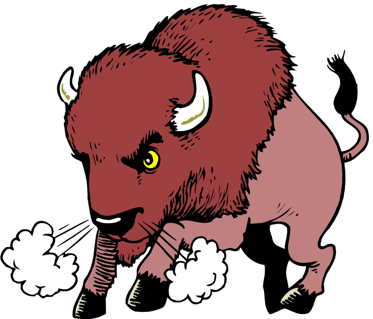 Public Domain Bison Clipart - Free to use Clip Art Resource