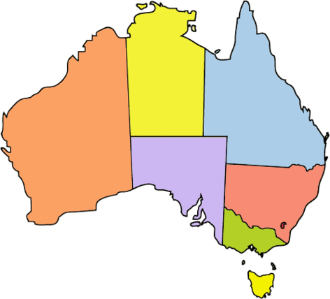 Outline Map Of South Australia Clipart - Free to use Clip Art Resource