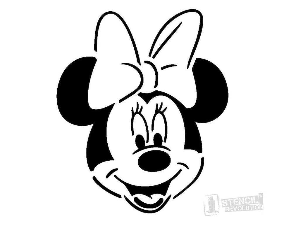 Minnie Mouse Stencils on Stencil Revolution