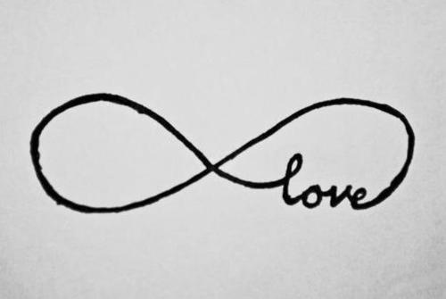 Infinity symbol love quote clipart
