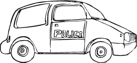 printable police car coloring pages for kids - Coloring Point