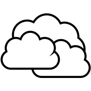 Clipart cloudy day
