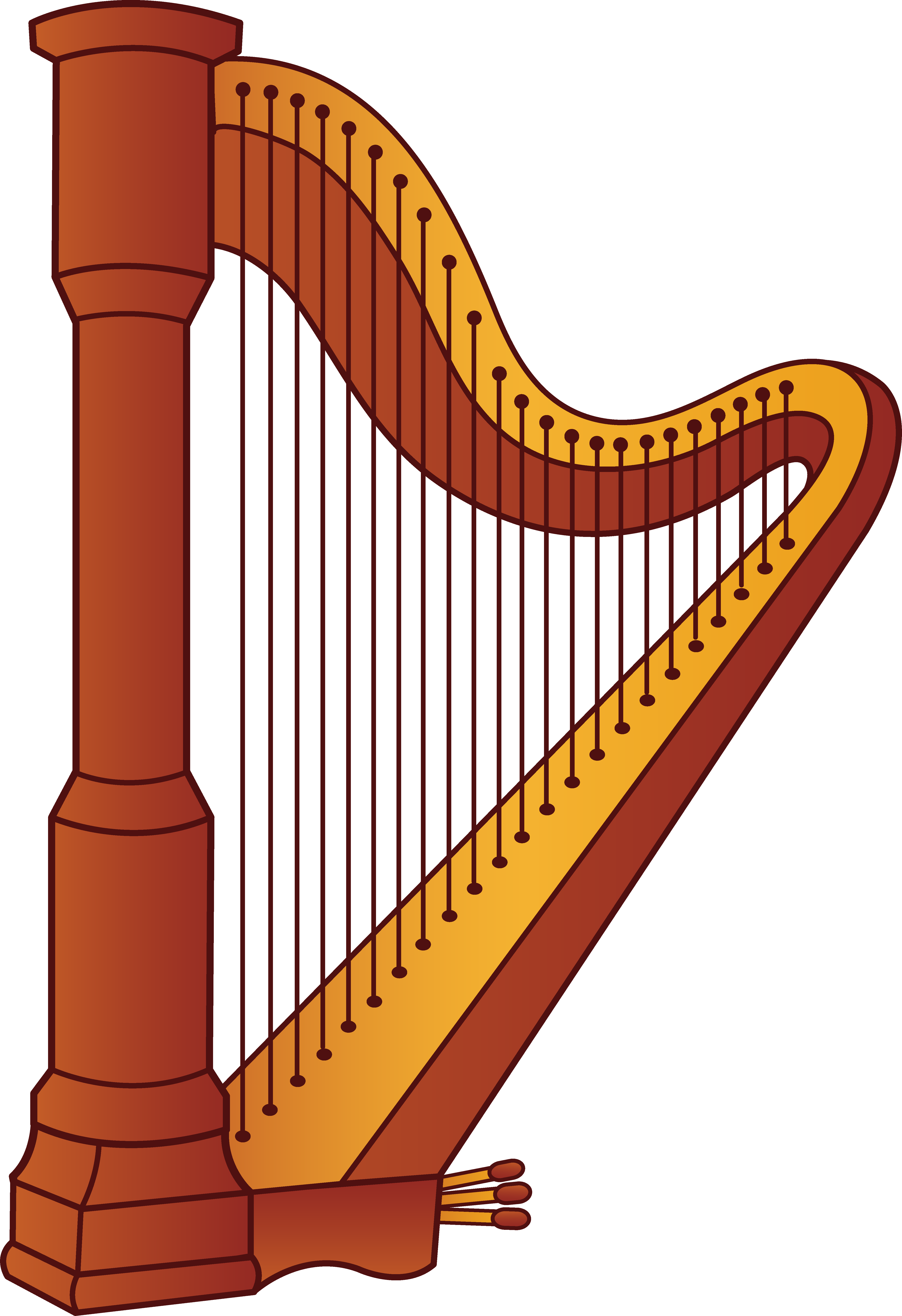 33+ Harp Clip Art