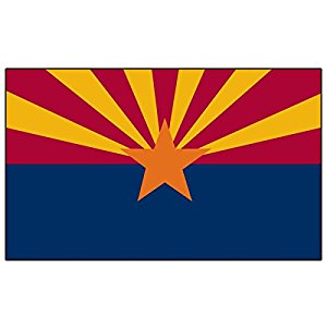 Amazon.com : Arizona US State Flag - 3 foot by 5 foot Polyester ...