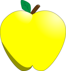 Yellow Apple Clip Art - ClipArt Best