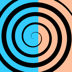 Spiral shapes - Photoshop