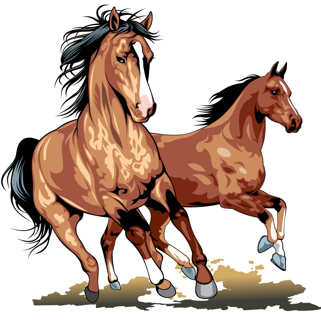 Horse Illustation Vector Free Download | Creativity Window ...