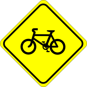 Watch For Bicycles Sign clip art - vector clip art online, royalty ...