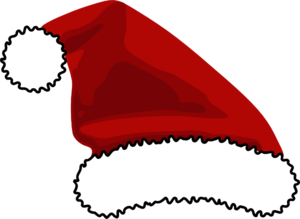 Santa Hat For Logo Clip Art - vector clip art online ...