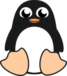 Sad Penguin clip art - vector clip art online, royalty free ...