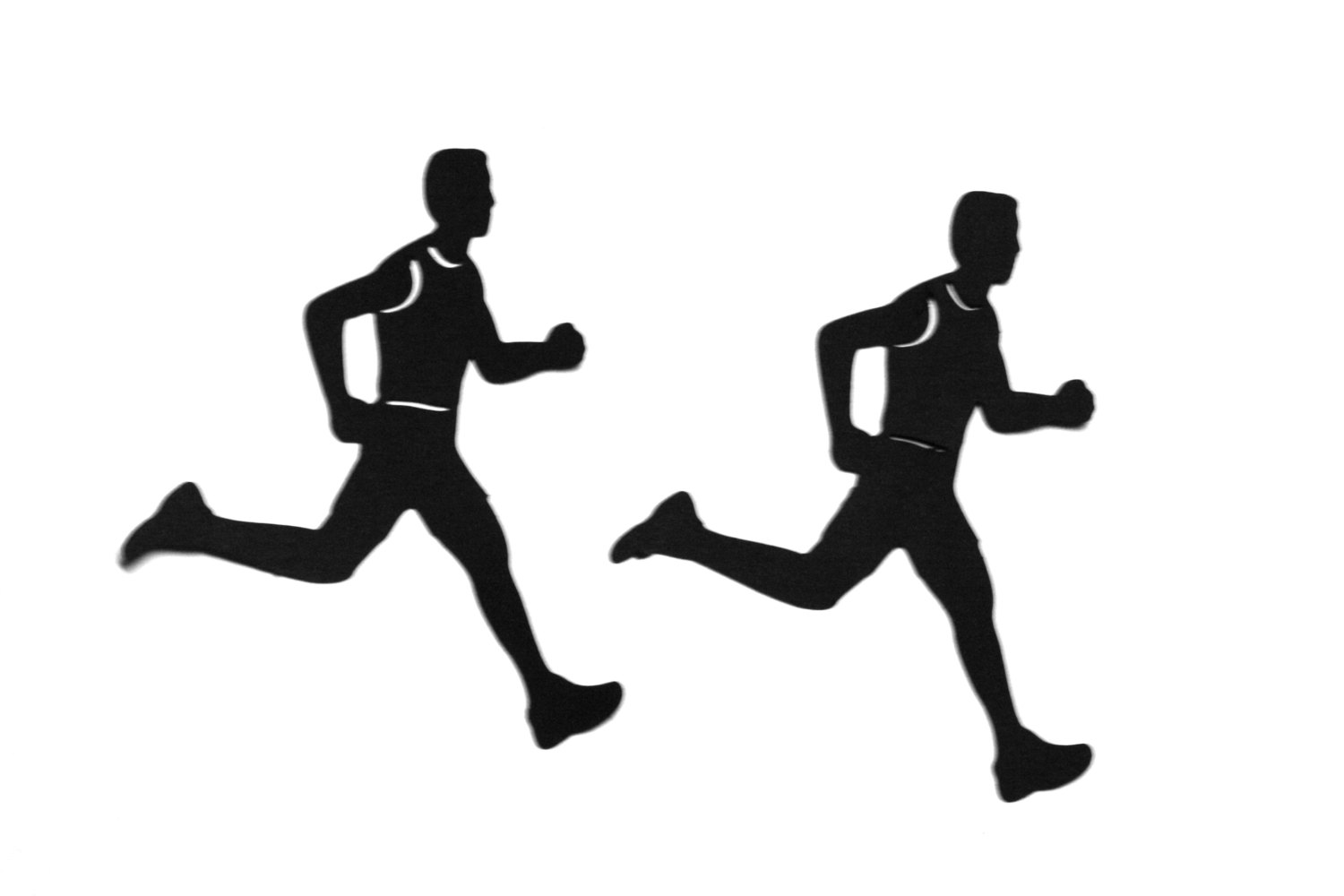 clip art runners silhouette - photo #1