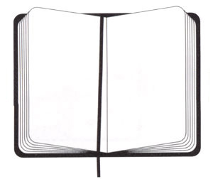 Sketchbook Moleskine 3.5 x 5.5 inches (9 x 14 cm), 80 blank white ...