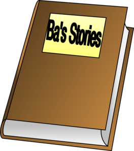 Bas Story Book Clip Art - vector clip art online ...