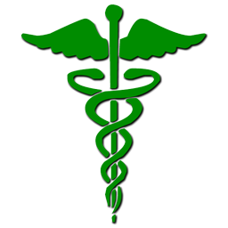 Green caduceus medical symbol clipart image - ipharmd.