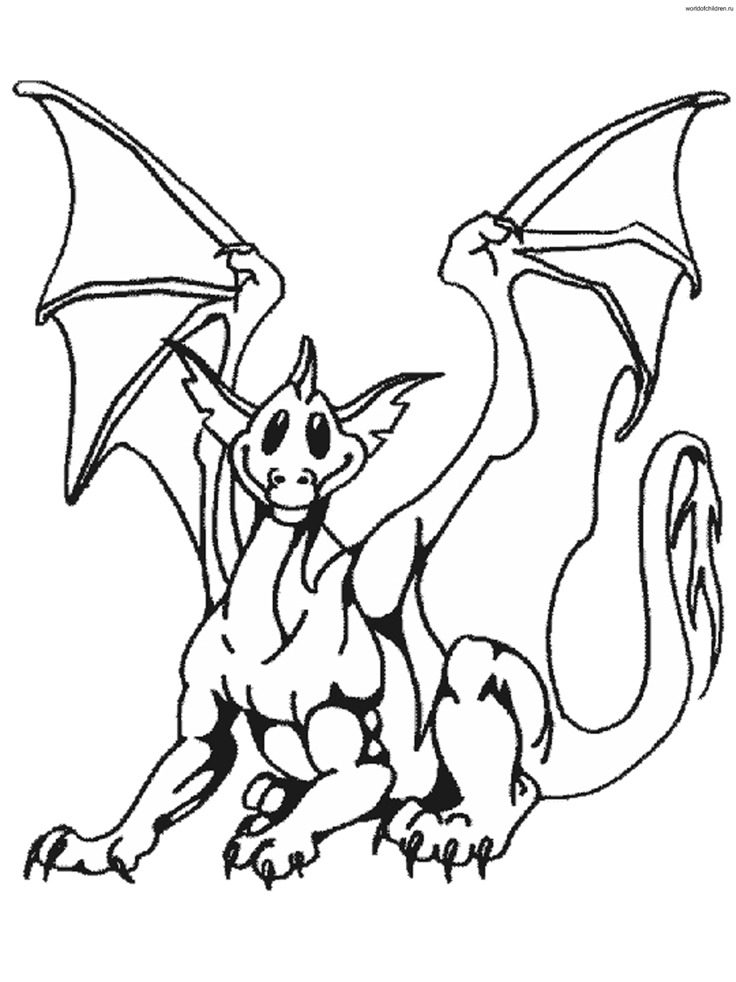 Dragons coloring pages 112 / Dragons / Kids printables coloring pages
