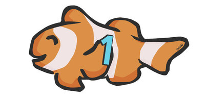 Numbers 0-20 on Clown Fish - Fish, Under the sea, Foundation ...