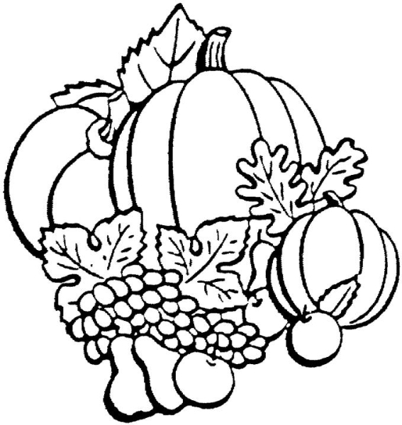 free autumn clip art black and white - photo #23