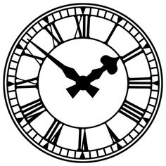 Steampunk clock clipart
