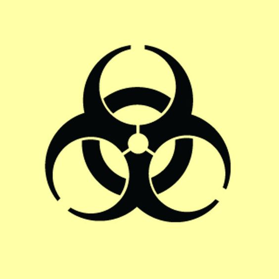 Hazard symbol, Stencils and Icons