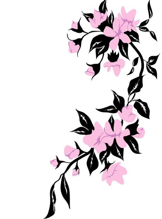 Free Flower Tattoo Designs Clipart - Free to use Clip Art Resource