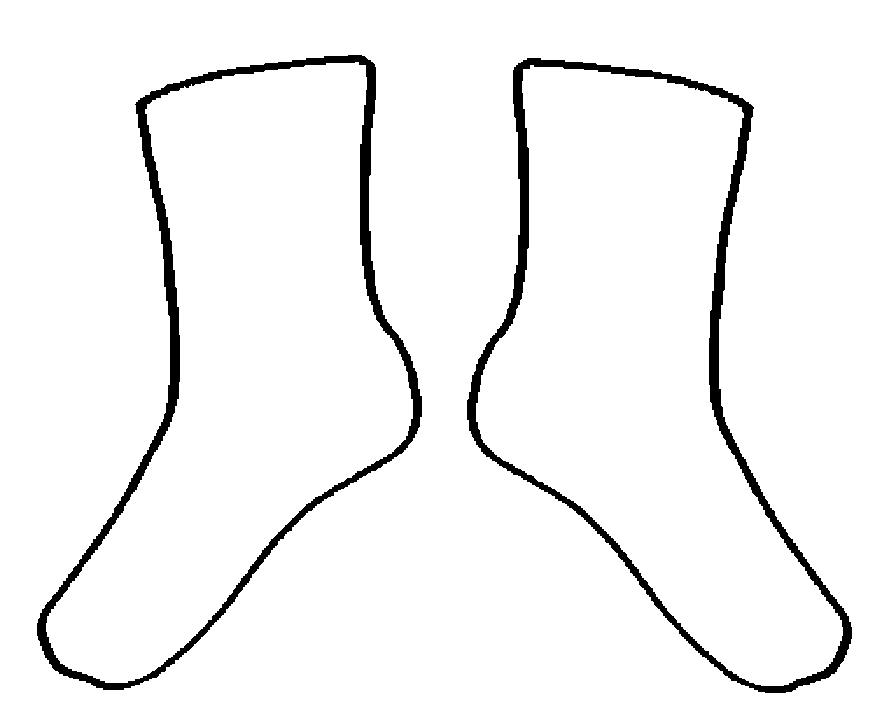 Sock Template ClipArt Best