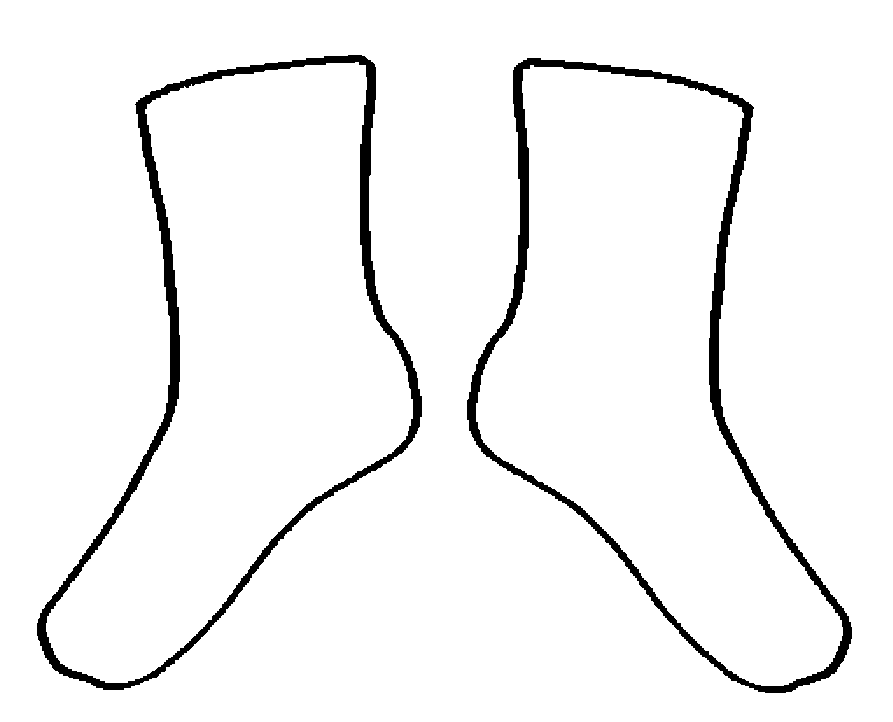 ClipArt Best Sock Template