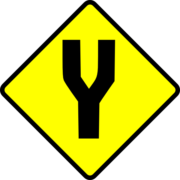 Fork In The Road Sign - ClipArt Best