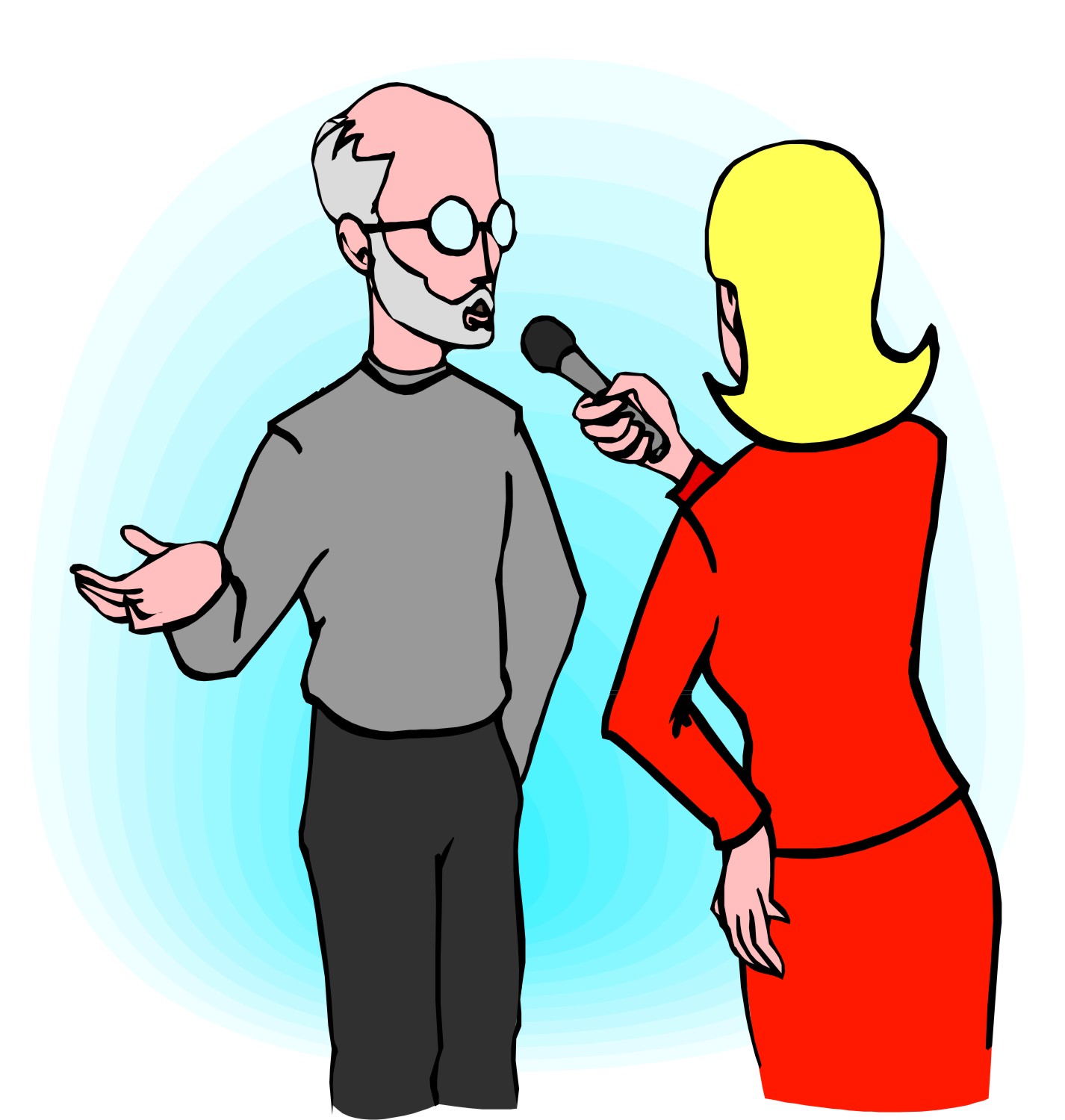 News Reporter Clipart