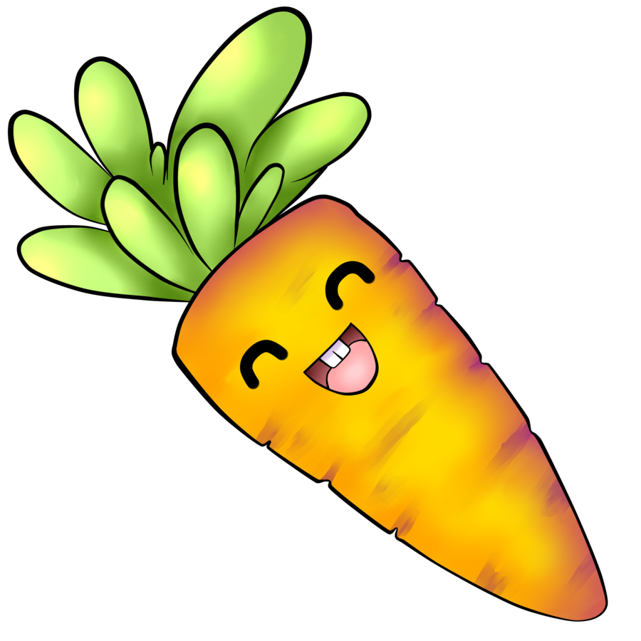 Kawaii Carrot by ChloeIsABunny