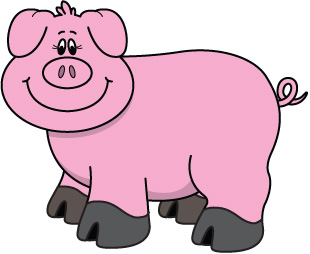 Pink Pig Clip Art