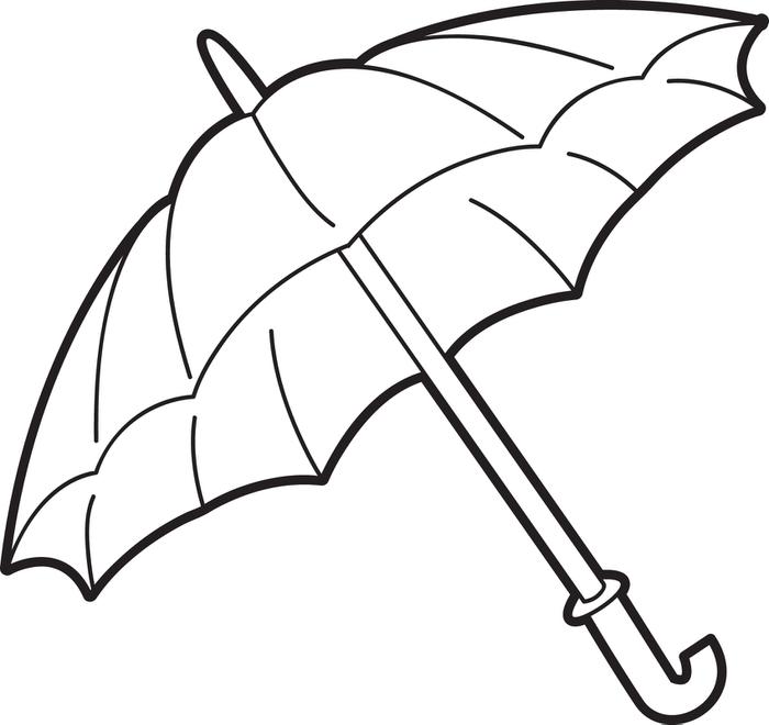Best Photos of Printable Umbrella Template For Kids - Printable ...