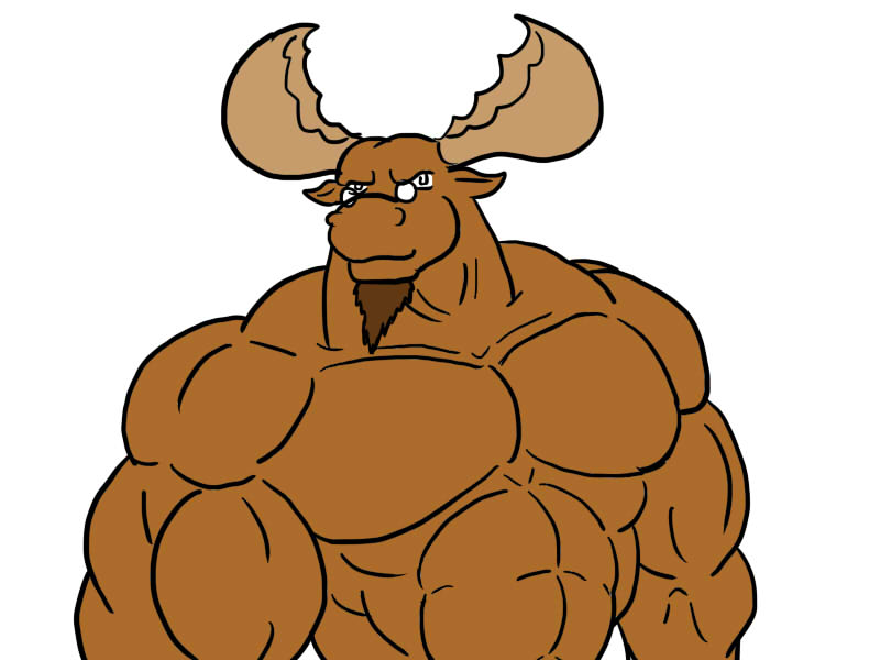 free clip art cartoon moose - photo #46