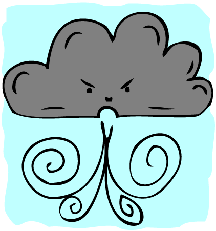 Windy Weather Clipart - Free Clipart Images