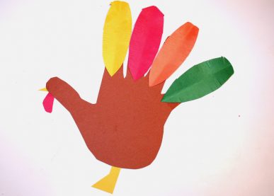 Hand Print Turkey | CraftPenguin.com