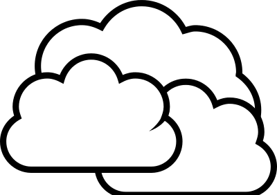 Cloud clipart outline