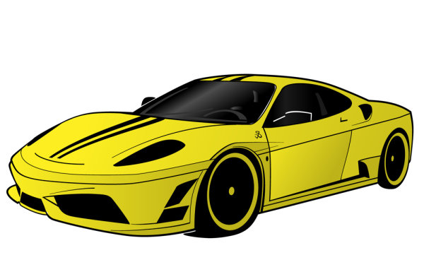 Cartoon Sports Car