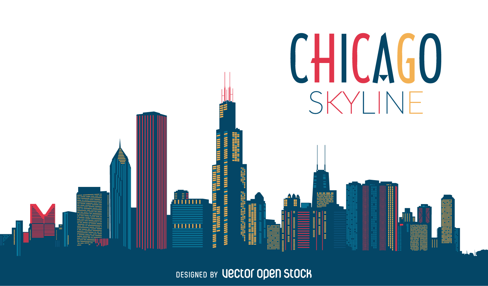 Chicago Skyline Cartoon - ClipArt Best