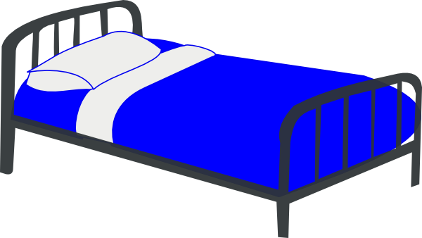 Boy Making Bed Clipart