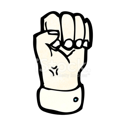 Cartoon Clenched Fist stock photos - FreeImages.com