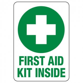 First Aid Signs - First Aid Kit Inside | Seton