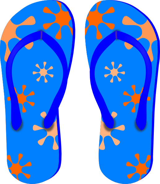 Hawaiian Flip Flop Clipart