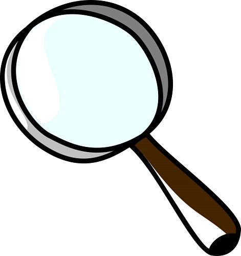 Clipart of magnifying glass