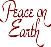 Peace on earth clipart