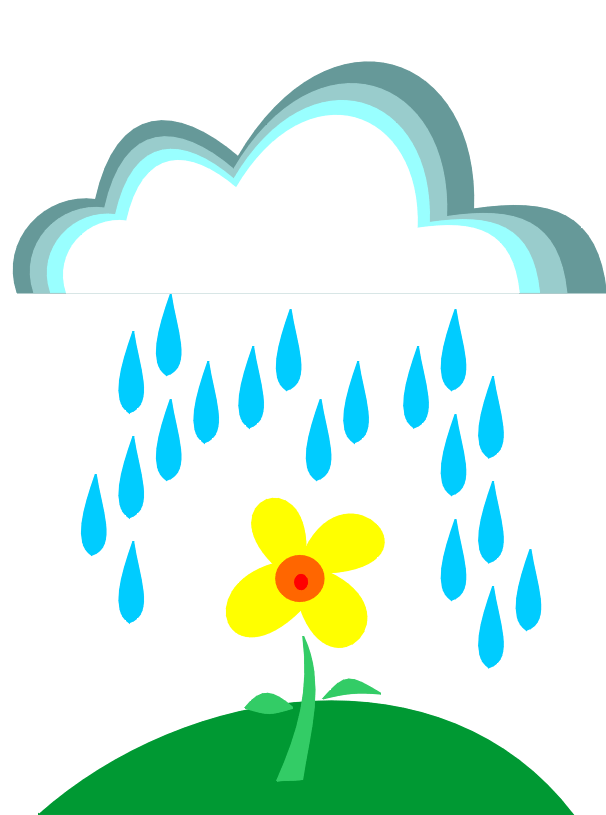 Rain Flowers Clipart
