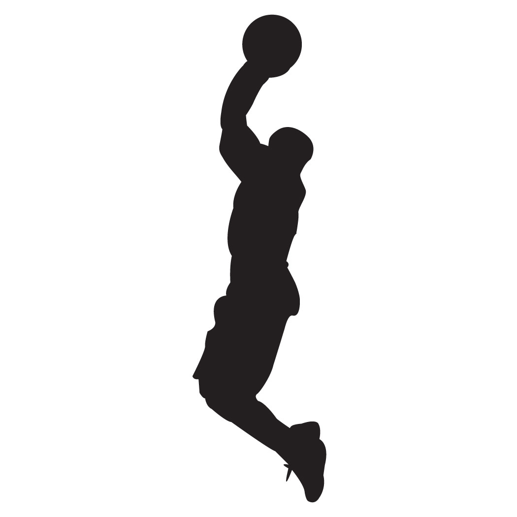 Basketball player shooting clipart no background