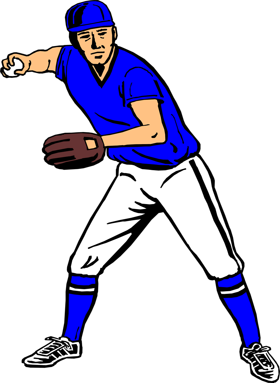 Baseball Player Clipart