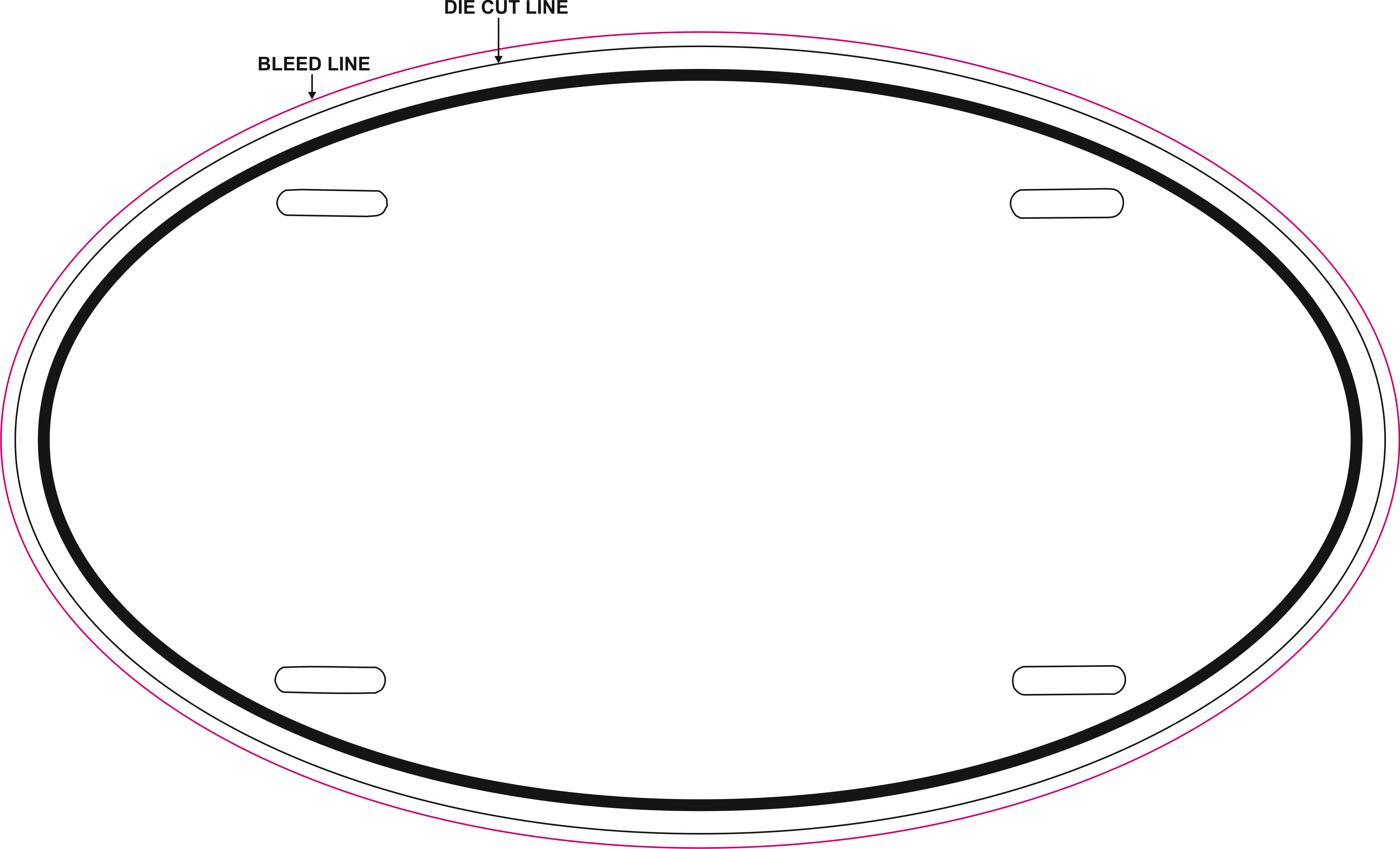 Free Printable Large Oval Shape