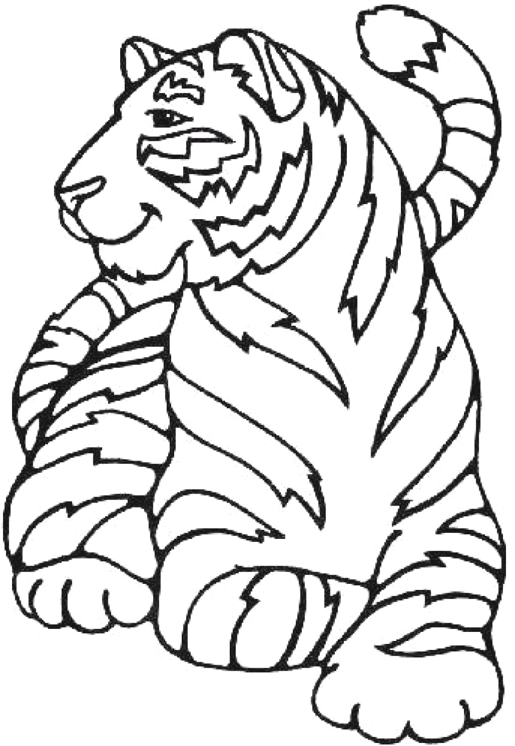 Printable Tiger Coloring Pages | Coloring Me