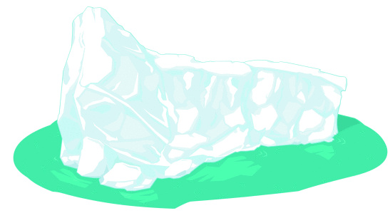 Iceberg Vector Symbol Glacier Clip Art, Vector Images ...