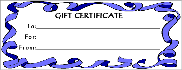 clipart gift certificates - photo #5